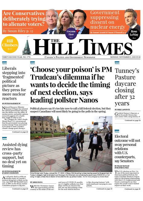 ISSUE: 11-02-2020 - The Hill Times