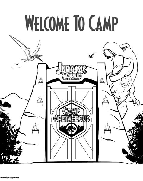 Jurassic World Camp Cretaceous Coloring Pages | Netflix