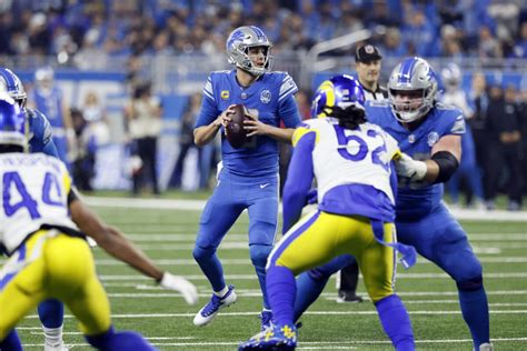 Goff leads Lions past Stafford, Rams 24-23, Detroit's first playoff win ...