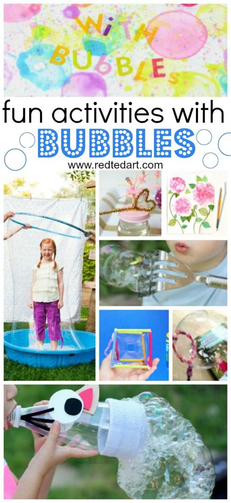 19+ Bubble Activities for Kids - Fun with Bubbles - Red Ted Art's Blog