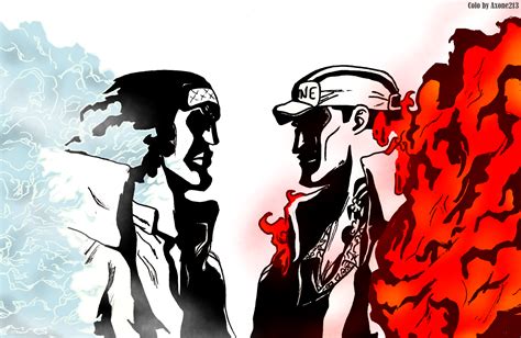 One Piece Showdown: Akainu vs Aokiji HD Wallpaper