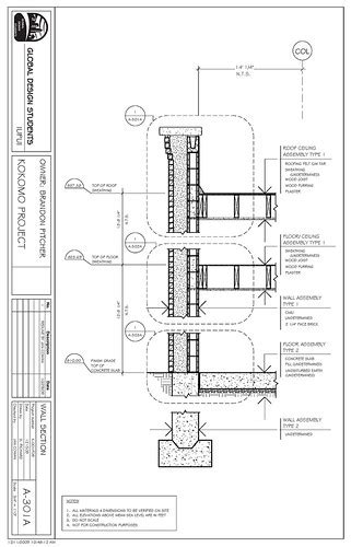 KOKOMO WALL SECTION | ART 222: Commercial Construction Decem… | Flickr
