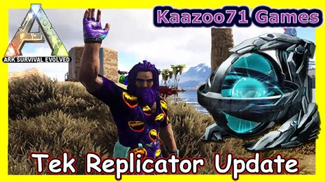 Tek Replicator Crafting Update ARK 💥 - Ark Survival Evolved - YouTube