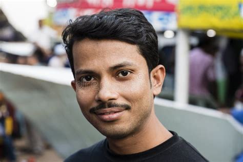 Dhaka, Bangladesh, February 24 2017: Portrait of a Young Bangladeshi ...