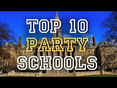 Top Ten Party Schools 2014 (Princeton Review) - YouTube