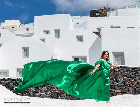 Flying Dress Santorini