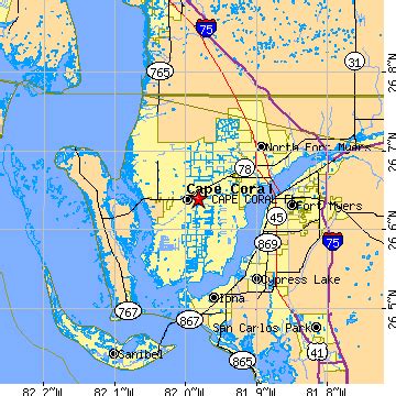 Cape Coral, Florida (FL) ~ population data, races, housing & economy