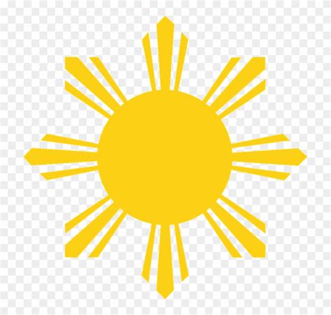 Sun Rays In Philippine Flag