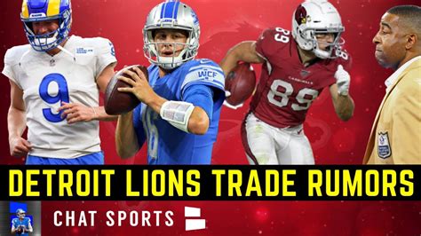 Detroit Lions Rumors: Lions To Trade For WR?, Dan Campbell Criticism Of ...