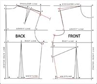 Bodice Block Pattern Making (Drafting) - Online Videos | eSewingWorkshop.com