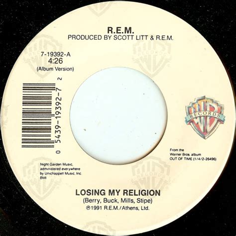 R.E.M. - Losing My Religion (1991, Vinyl) | Discogs