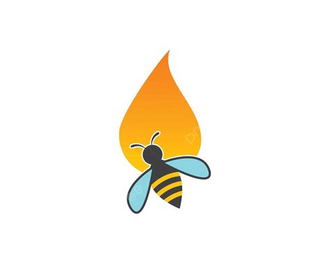 Honey Bee Logo Template Vector Icon Illustration Flavor Unique Fauna ...