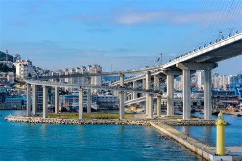 Spiral Road Ramp of Busan North Port Bridge Also Known As Bukhang Busan ...