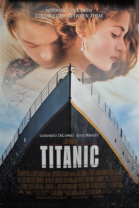 LEONARDO Dicaprio Signed Movie Poster TITANIC 27x - Etsy