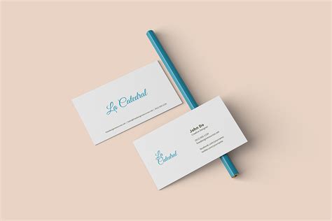 Minimalist Business Card Mockup on Behance