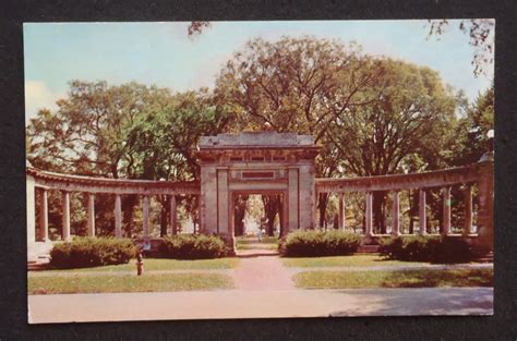 1950s The Memorial Arch Oberlin College Oberlin OH Lorain Co Postcard ...