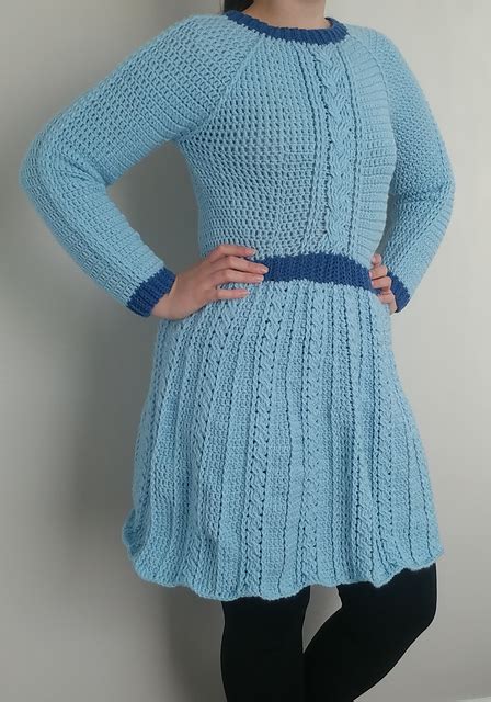 Ravelry: Cable Winter Crochet Dress pattern by Melissa Rose