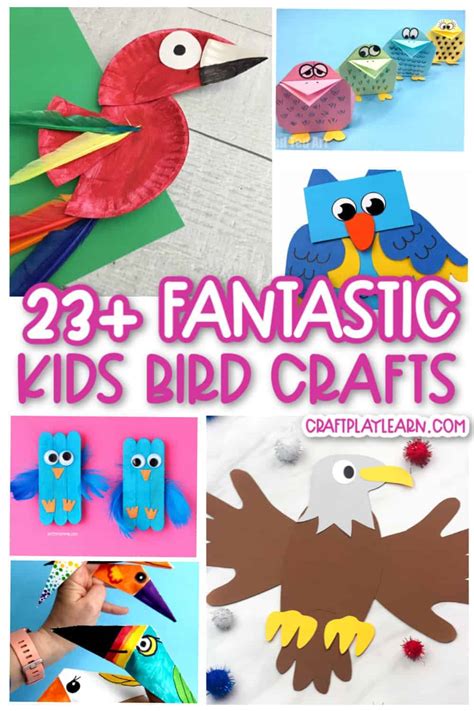 Easy Bird Crafts Kids Will Love - Craft Play Learn