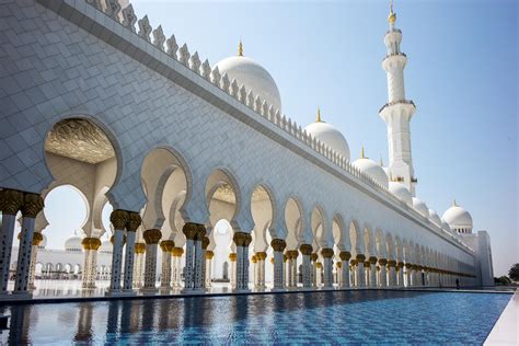 architecture, Dubai, Mosque, Water Wallpapers HD / Desktop and Mobile ...