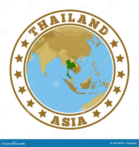 Thailand logo. stock vector. Illustration of postal - 168148542