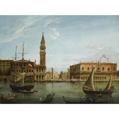 Venetian School, early 19th Century VENICE, A VIEW OF THE BACINO DI SAN MARCO