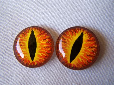 Glass eyes dragon eyes fantasy glass eyes for jewelry making