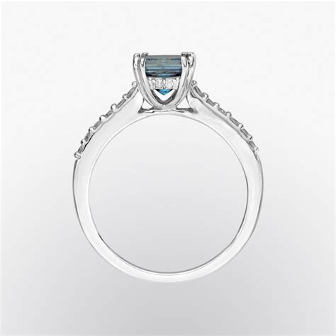 Fifth Bond | Blue Diamond Solitaire Ring