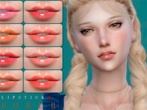 The Sims Resource: Lipstick 86 by Bobur • Sims 4 Downloads