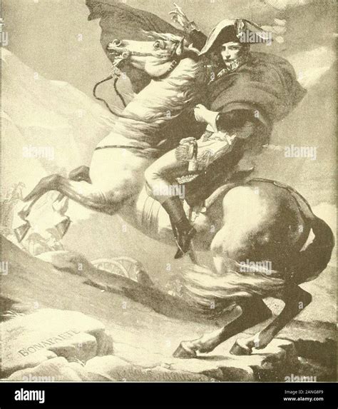 Napoleon Crossing The Alps High Resolution Stock Photography and Images ...