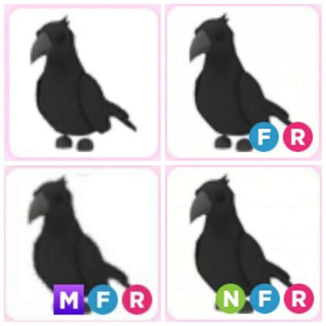 Crow FR Neon Mega Adopt me pet Roblox, Video Gaming, Gaming Accessories ...