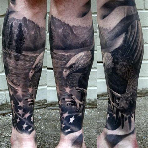 90 Amazing Bald Eagle Tattoo Designs for Men [2024 Guide] | Bald eagle tattoos, Tattoo sleeve ...