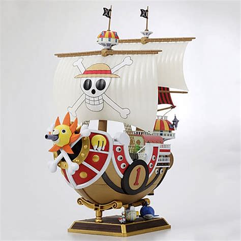 26CM Anime One Piece Thousand Sunny Pirate ship Model boat PVC Action Figure Collectible Toy ...