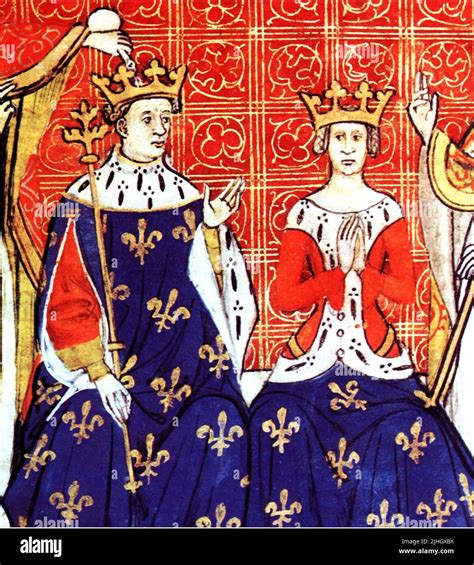 LOUIS VIII of France (1187-1226) Coronation with wife Blanche of ...