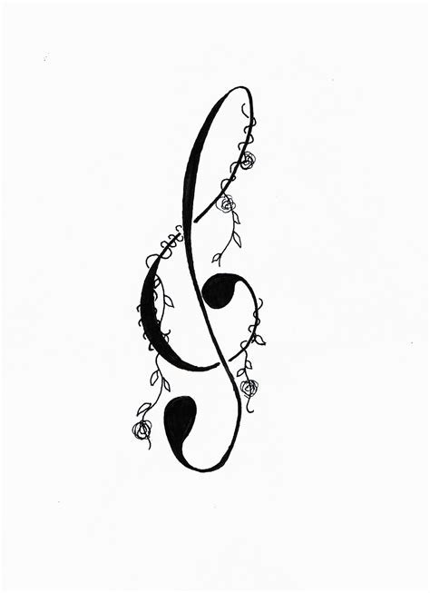 Posted in gallery: Treble Clef Tattoos.