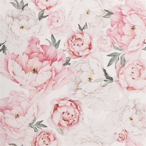 Light Pink Floral Wallpaper