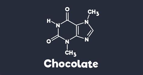 Chocolate Molecule Chemistry Science - Chemistry - T-Shirt | TeePublic