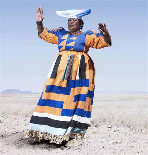 The Namibian women who STILL dress like colonists: Tribe clings 19th ...