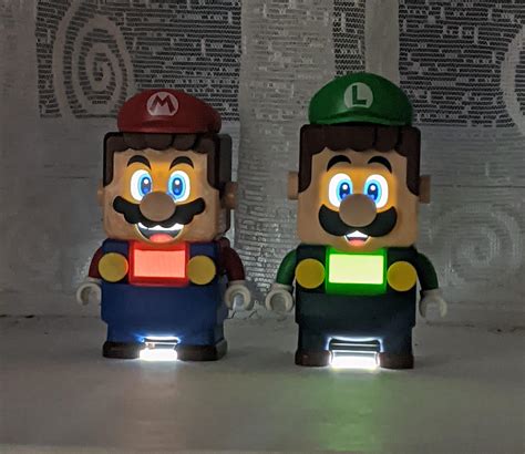 If you thought Lego Mario was terrifying when turned off, try turning the lights off and having ...