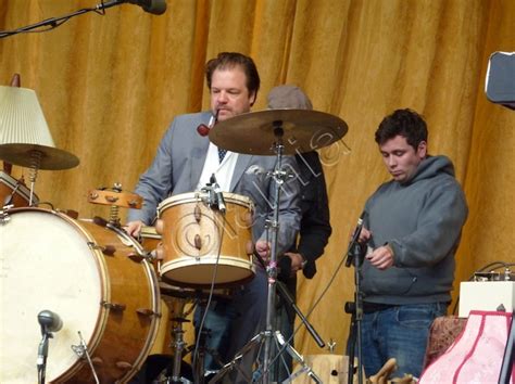 Jay Bellerose and Charlie (son of hugh laurie) Cognac 05.07.2012 - Hugh ...