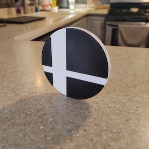 Super Smash Bros Smash Ball Logo Sign Decor 4.5in - Etsy