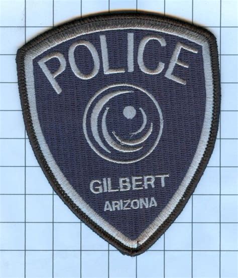 Police Patch - Arizona - GILBERT | eBay