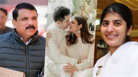 Parineeti Chopra- Raghav Chadha wedding: AAP MP Sanjay Singh, BK Shivani, Derek O'Brien and ...