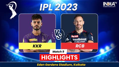 KKR vs RCB IPL 2023 Highlights: Kolkata Knight Riders win by 81 runs – India TV