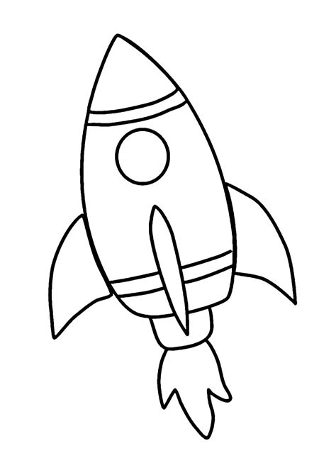 Toy Rocket coloring page - Download, Print or Color Online for Free