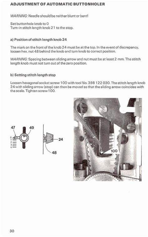 BERNINA Matic 910 Electronic Sewing Machine Service Manual & Spare ...