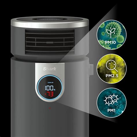 Shark 3-in-1 Air Purifier, Heater & Fan with NanoSeal HEPA, Cleansense ...