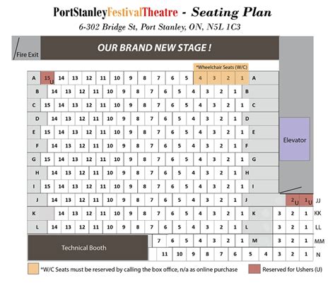 Stanley Theatre Seating Chart