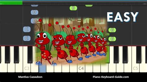 The Ants Go Marching One By One Easy Piano Tutorial Chords - Chordify