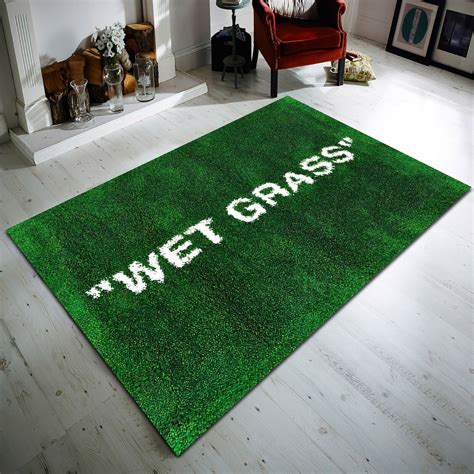 Off-White Off-White Virgil Abloh X IKEA Markerad Wet Grass Rug 195x132 CM The Valley | lupon.gov.ph