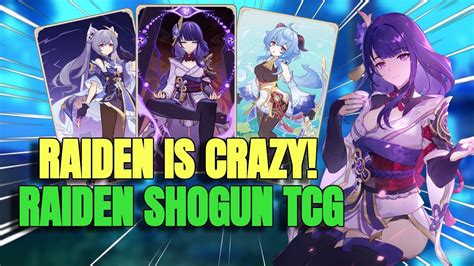 RAIDEN SHOGUN IS CRAZY GOOD! Genius Invokation TCG - Genshin Impact Raiden Shogun Best Deck ...